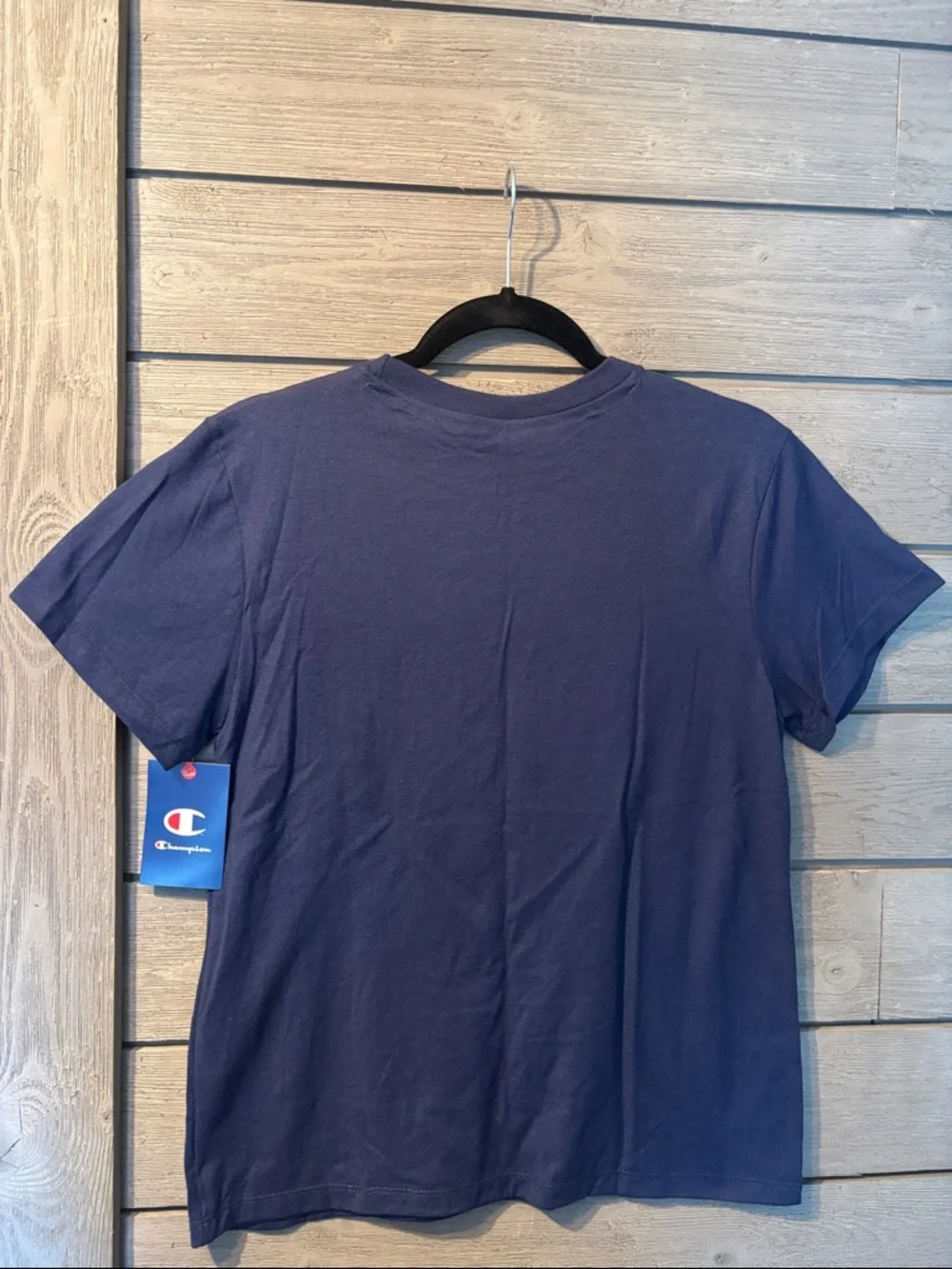 Champion Navy Blue Short-Sleeve Crewneck T-Shirt - Picture 4 of 4